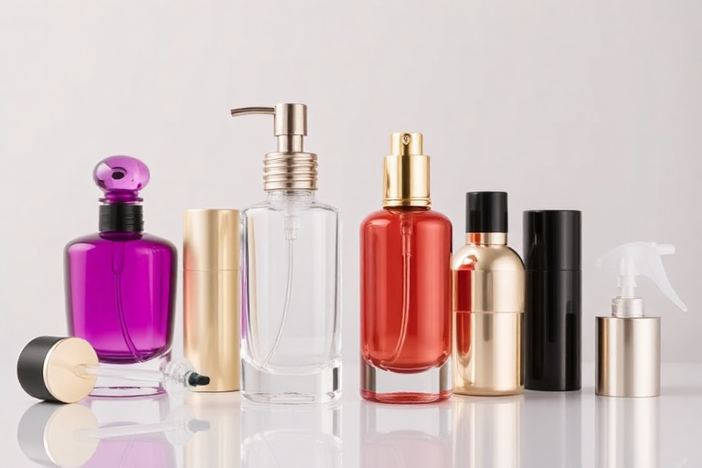 Pastic Perfume Bottle Caps Design